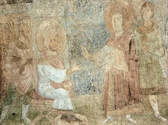 Saint George before the Emperor Diocletian
