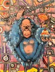 Blue Orangutan Sweet Treats