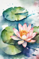 Pink Water Lily