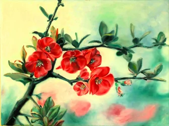 Spring Red Blooms