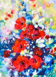 Vibrant Poppy Garden