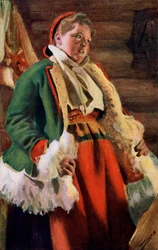 Braskkulla, a Peasant Girl from Moro, 1911-1912