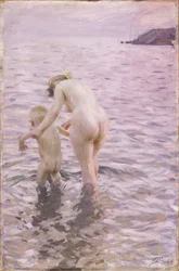 With Mother