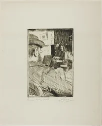 Albert Besnard and His Model