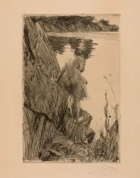 Bather (Evening) III