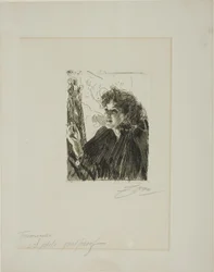 Girl with a Cigarette II