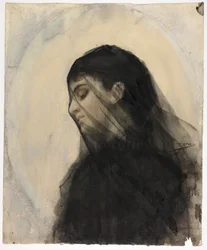 Head of a Veiled Woman