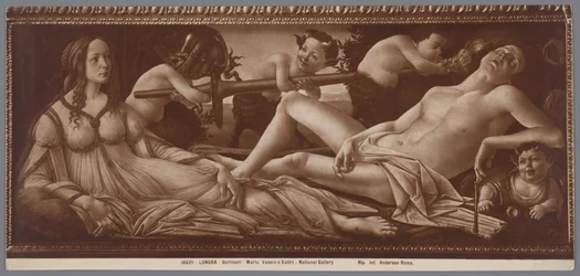 Photoreproduction of the Painting Venus and Mars by Sandro Botticelli
