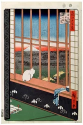 A Cat Sitting on the Window Seat, 19th century