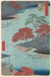 Inside the Akiba Shrine at Ukeji, 8th Month, Snake Year 1857