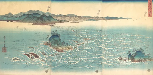 Rapids at Naruto, 1857