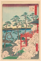 Yamashita Quarter, Ueno (Ueno Yamashita) From the Series One Hundred Views of Edo