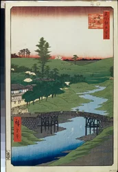 One Hundred Famous Views of Edo: Hiroo on Furukawa River