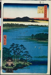 Benten Shrine at the Inokashira Pond, One Hundred Famous Views of Edo