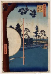 The Horse Track at Takata (One Hundred Famous Views of Edo)