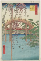 Kameido Tenjin Shrine, July 1856
