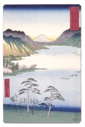 Lake Suwa In Shinano Province (Shinano Suwa No Ko)