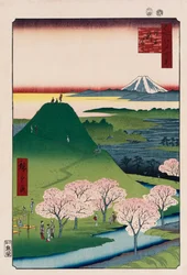 New Fuji, Meguro, from the series One Hundred Views of Famous Places in Edo