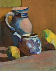 Still Life with Blue Pot