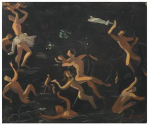 Nymphs Bathing