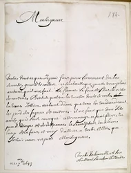 Letter from Le Nôtre to Grand Condé