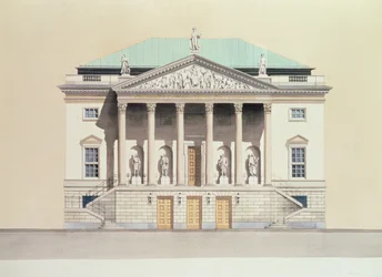 Deutsche Staatsoper, Berlin, Germany 18th century facade