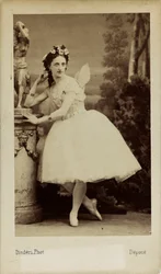 Portrait of the Ballet Dancer Marfa Muravyeva in the Ballet Diavolina