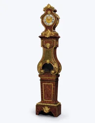 A Regency Ormolu-Mounted Quarter Striking Clock