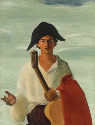 Harlequin Holding a Guitar, c.1930