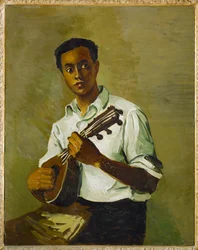 The Black with the Mandolin
