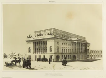 The Alexandrinsky Theatre in Saint Petersburg