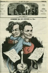 Andre Gill, French Cartoonist and F. Polo