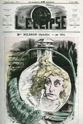 Christine Nilsson in the role of Ophelie