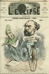 Emille Ollivier (1825-1913), French politician and Bancel. Cover in 