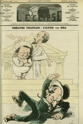 Illustration of a comedy piece L