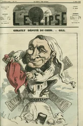 Jean Girault (1825-1909), French miller and politician. Cover in L