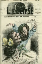 Les irreguliers du Figaro, entered the diary of Charles Monselet and Jules Valles. Cover in 