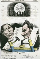 Portrait of Albert Wolff and Henri Rochefort, French Journalist and Politician