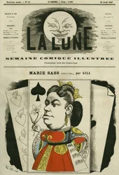 Portrait of Marie Sass, Singer at the Opera Theatre
