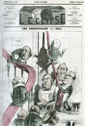 The Frogs, a Cartoon of Politicians in President Thiers