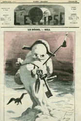 The degel, evocation of the political situation of the Napoleon III government, France wants more freedom