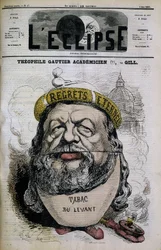Théophile Gautier - by Gill, in 