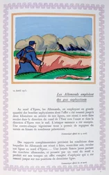 The Germans Use Chlorine Gas, Ypres, 22nd April 1915