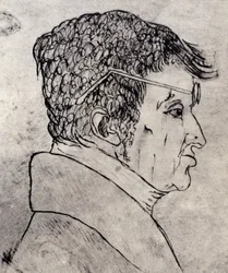 Self-portrait of Andre-Marie Ampere