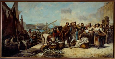 The Arrival of Fishers at the Quai Saint Jean in Marseille