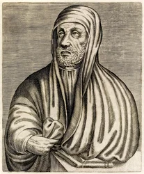 Avicenna or Ibn Sina: Persian polymath, from True Portraits by André Thévet published in 1584