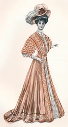 A Catalogue Illustration of an Edwardian lady