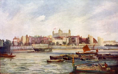 The Tower of London from Across the Thames