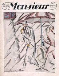 Man in Raincoat, Front Cover of 