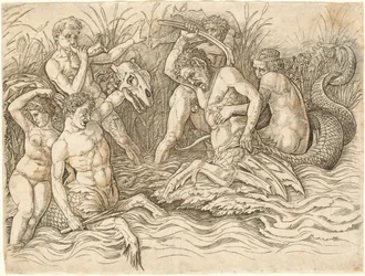 Battle of the Sea Gods (right half)